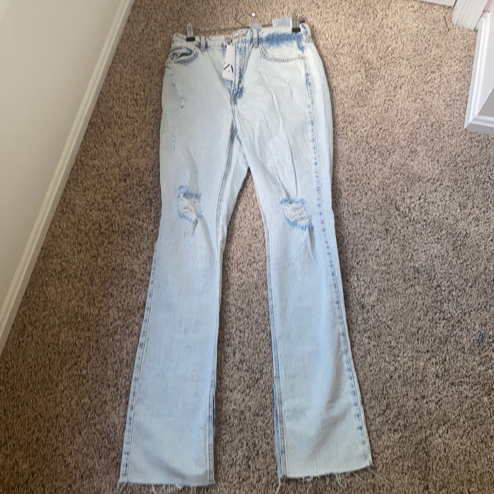 NWT ZARA FLARE JEANS